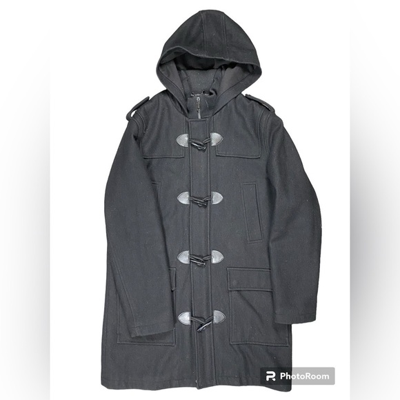 Guess hooded insulated wool coat women’s medium - Picture 1 of 11